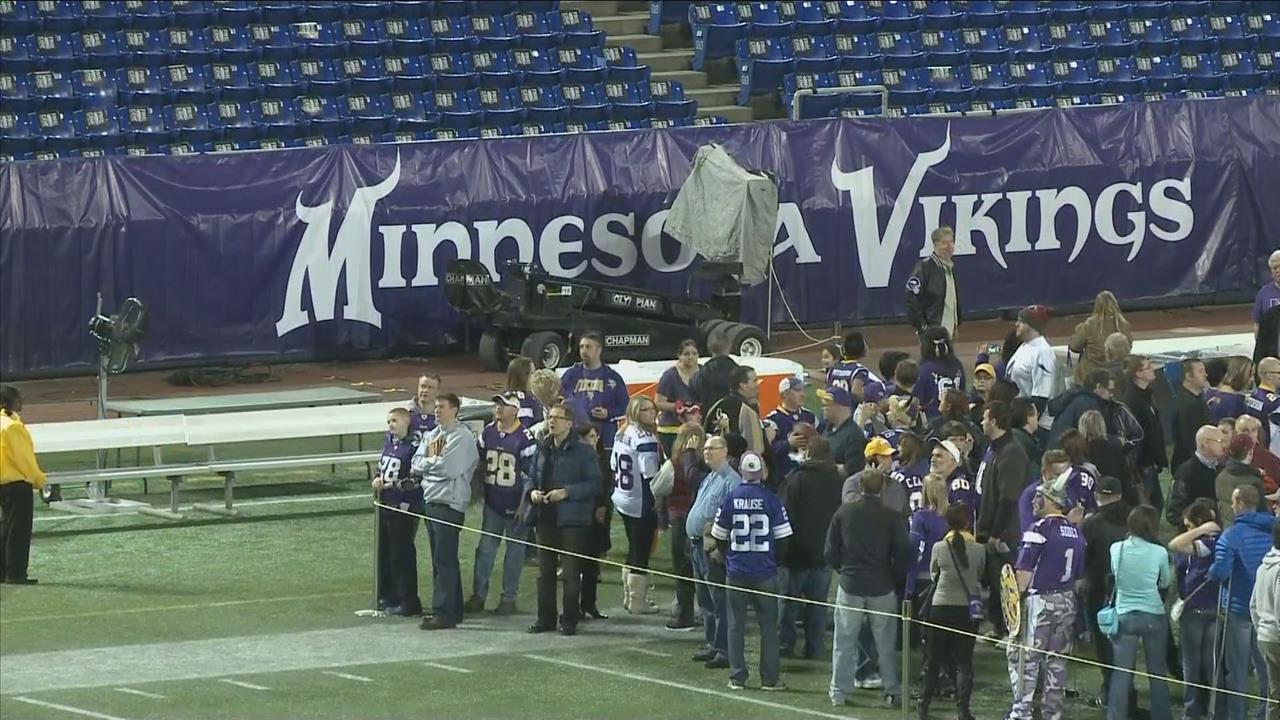 Thousands Of Vikings Fans Have 'Last Call' At Metrodome - CBS Minnesota