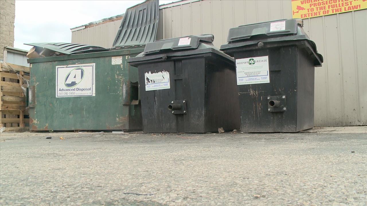 Grease Disposal Containers, Dumpsters