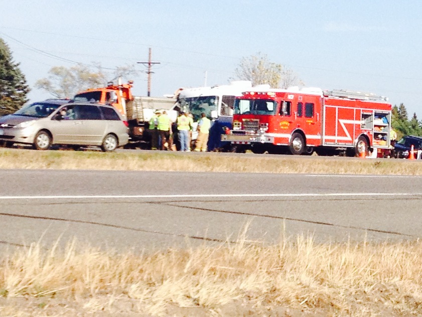 RV and MnDOT truck involved in fatal crash