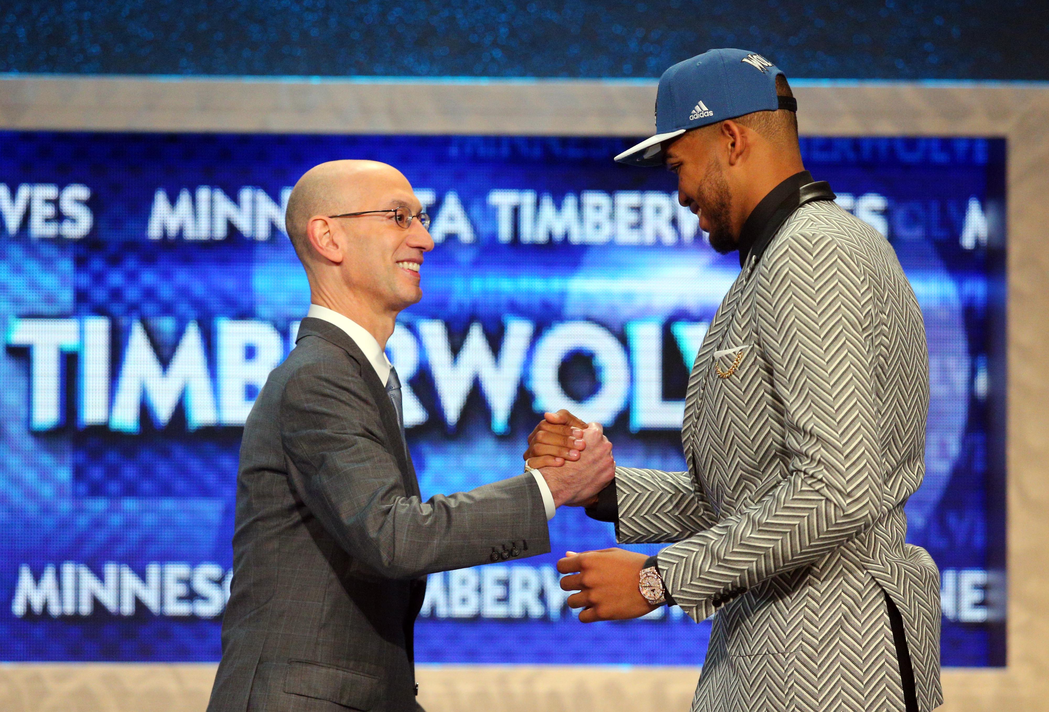 Timberwolves select Towns with No. 1 pick in NBA draft