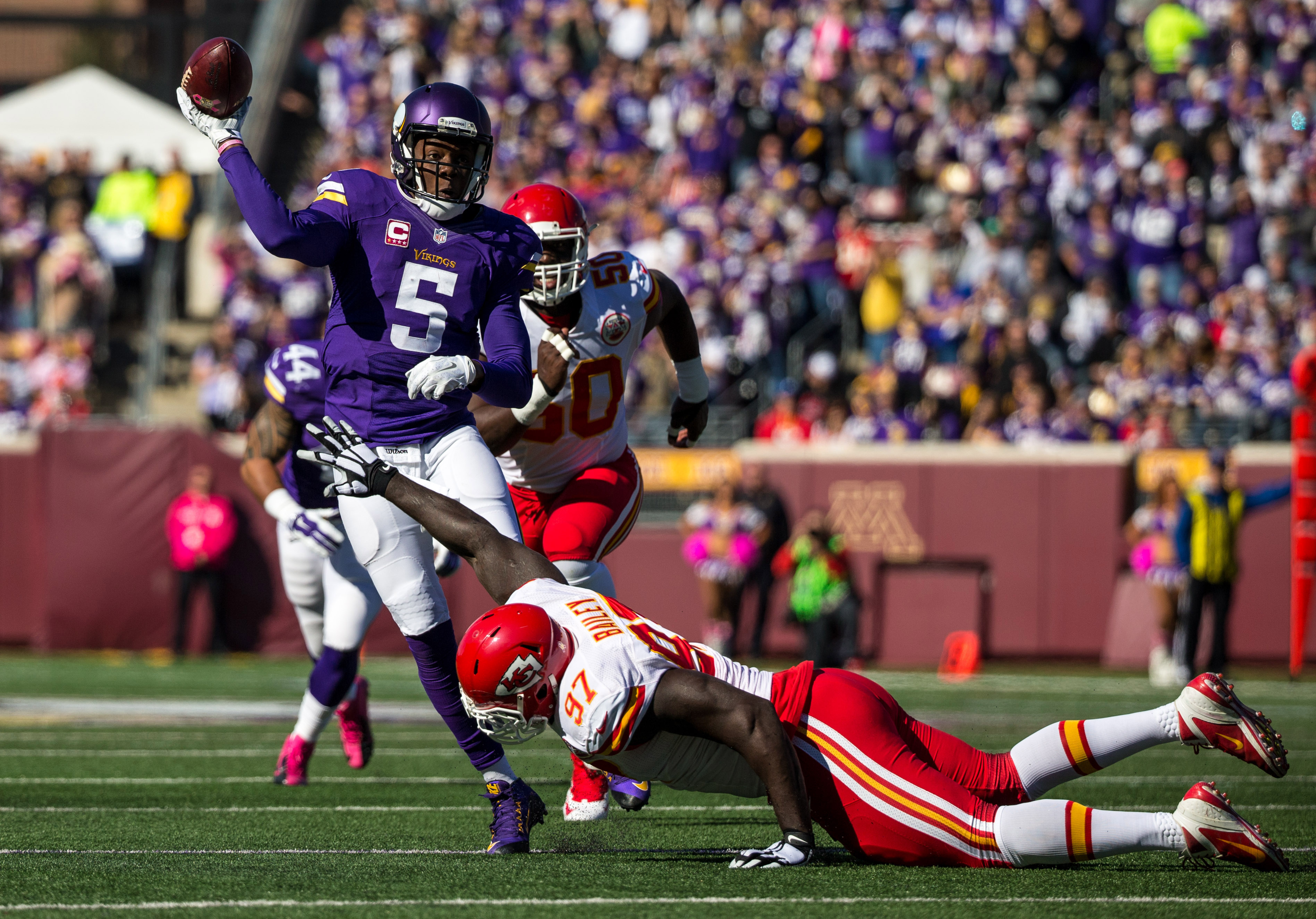 Minnesota Vikings vs. Washington Redskins in Minneapolis, MN