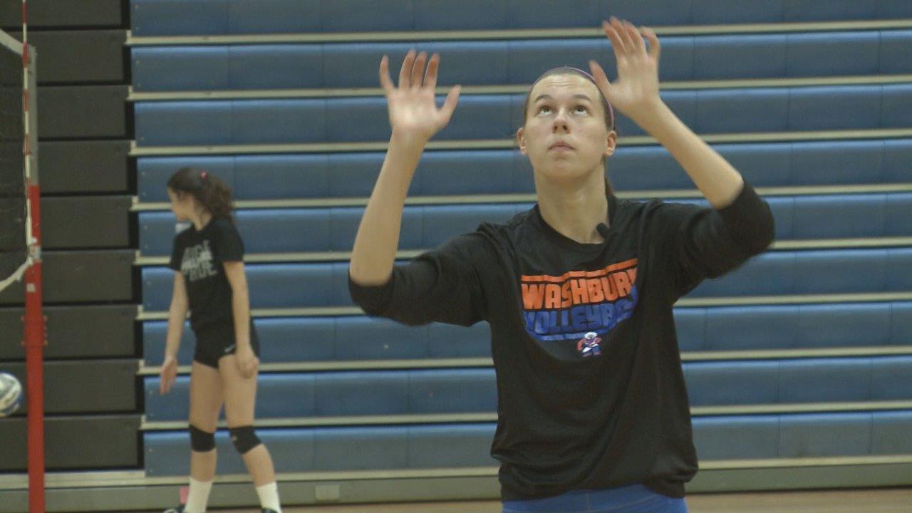 HS volleyball star triumphs over scoliosis