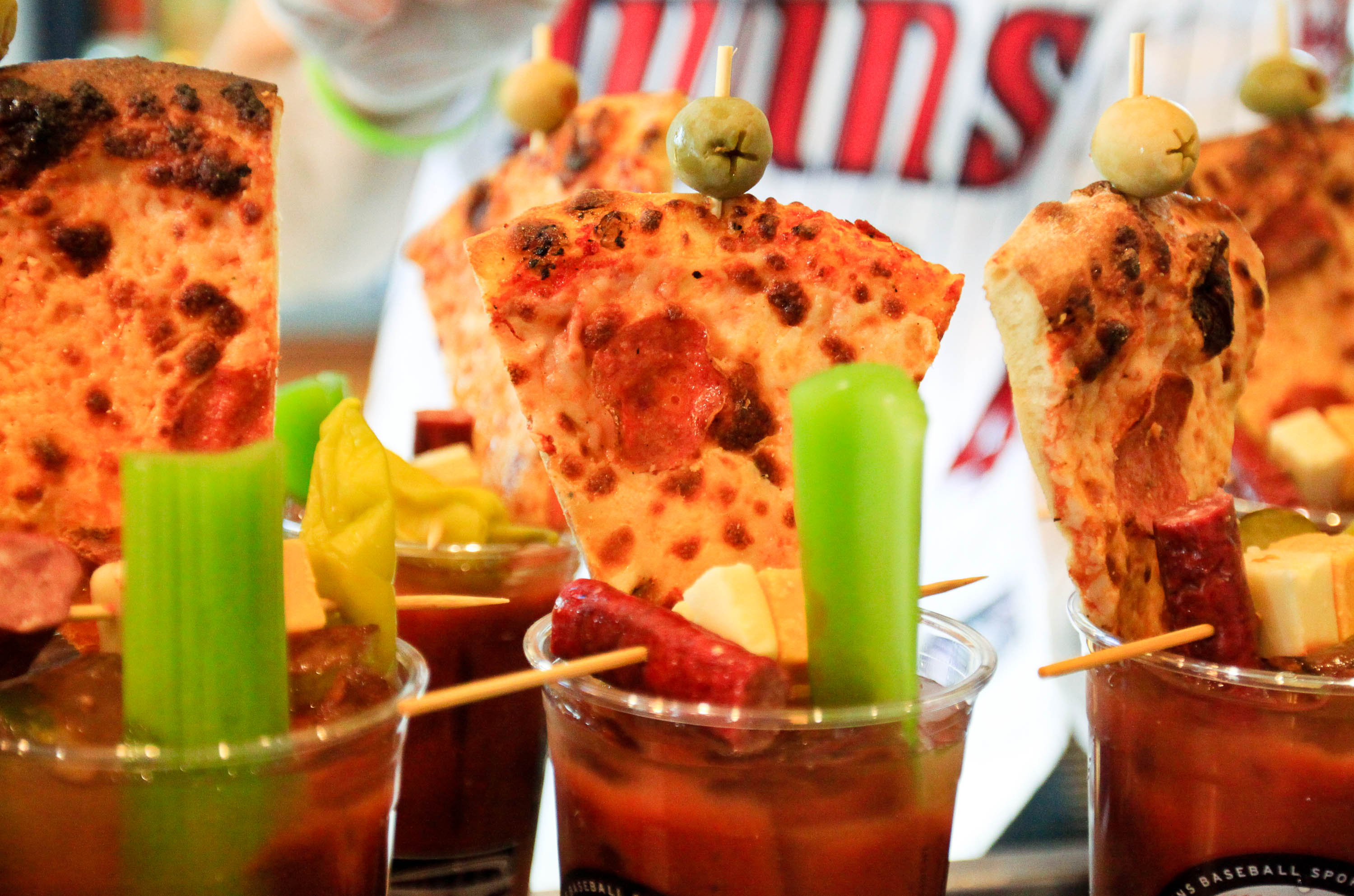 The Minnesota Twins Will Be Serving Up A Bloody Mary Garnished With A Slice  Of Pizza