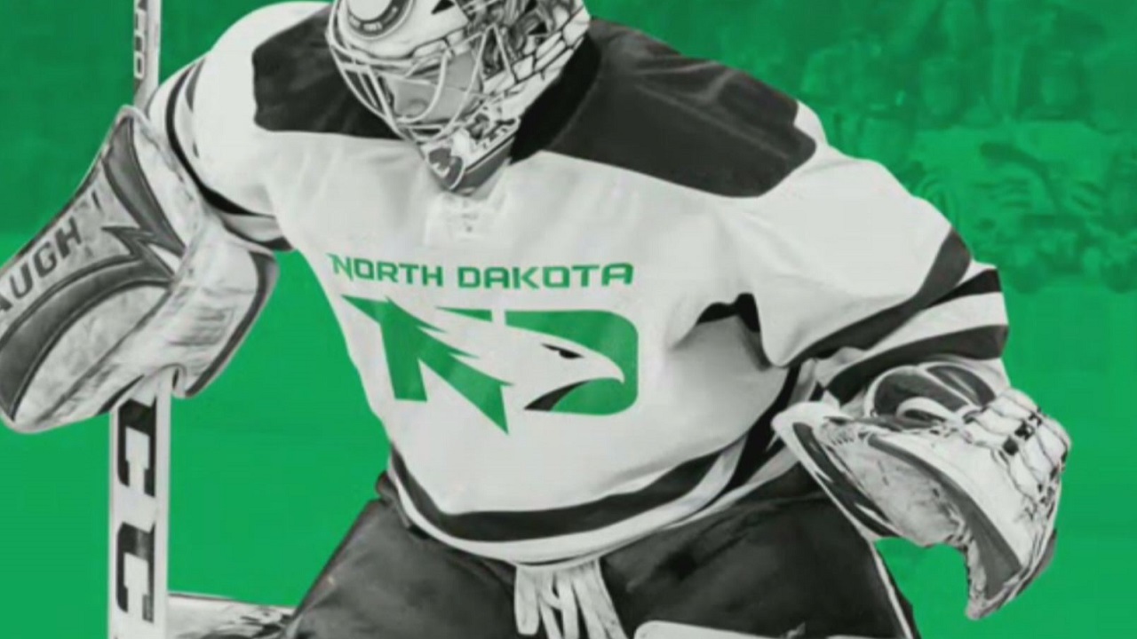 North Dakota Hockey Jersey - Kelly Green