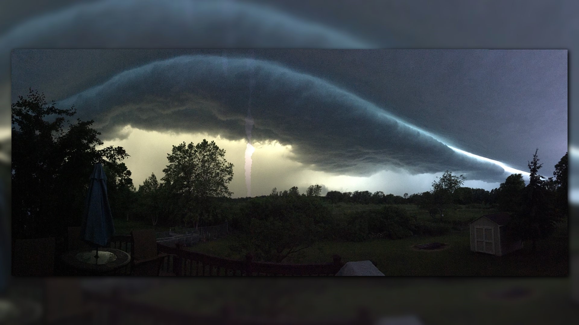 PHOTOS Wind, clouds, hail from storms