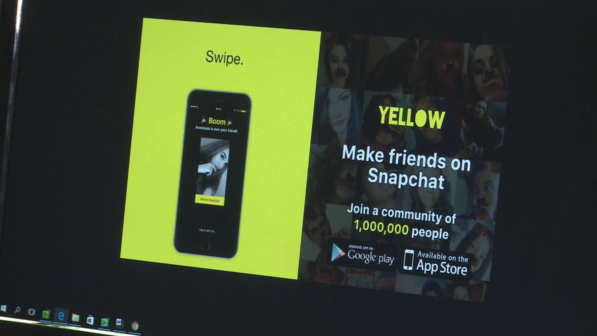 What is the Yellow App? Make Friends on Snapchat