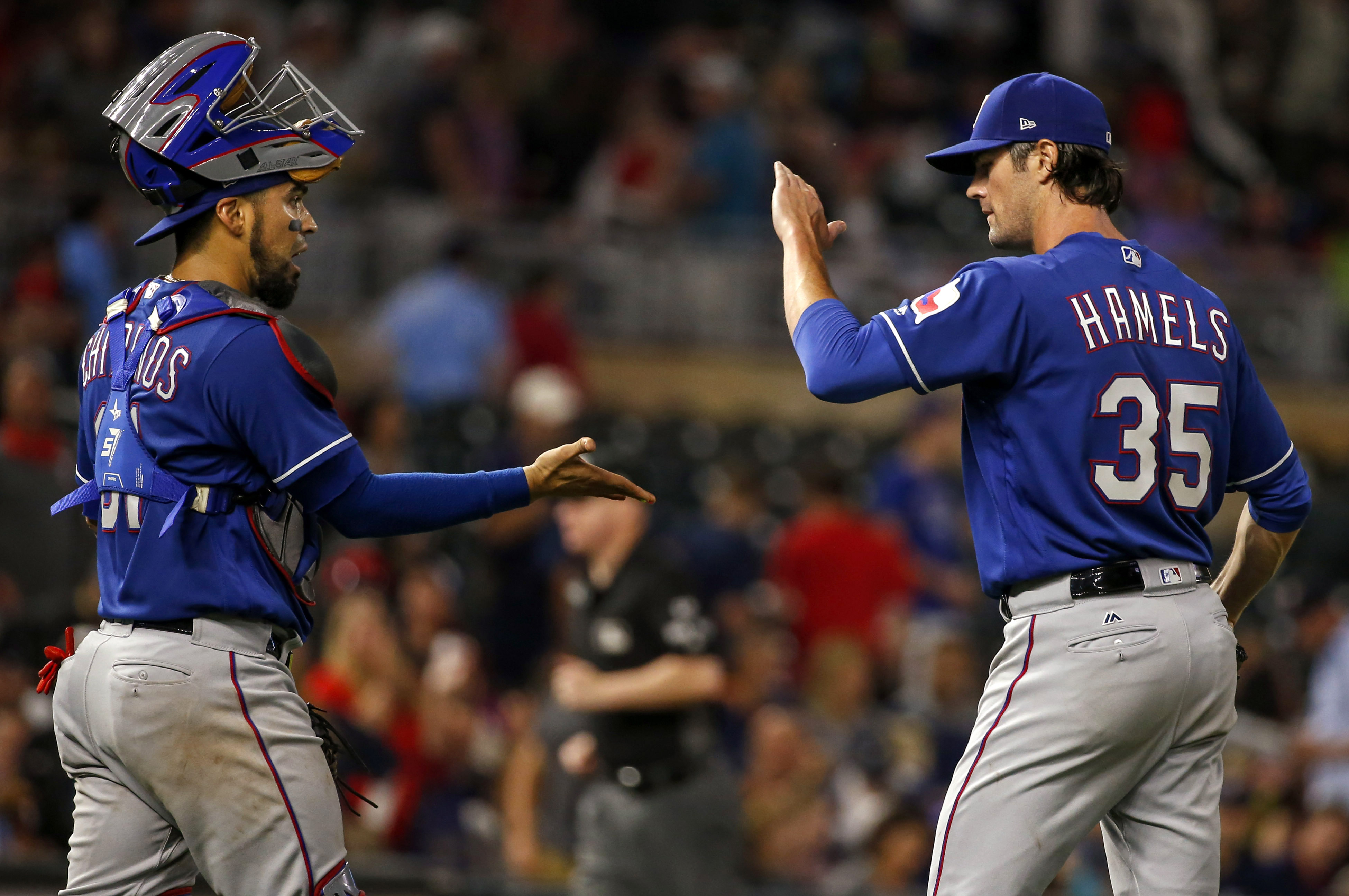 Rangers 4, Twins 1: Cole Hamels'd Minnesota - Twinkie Town