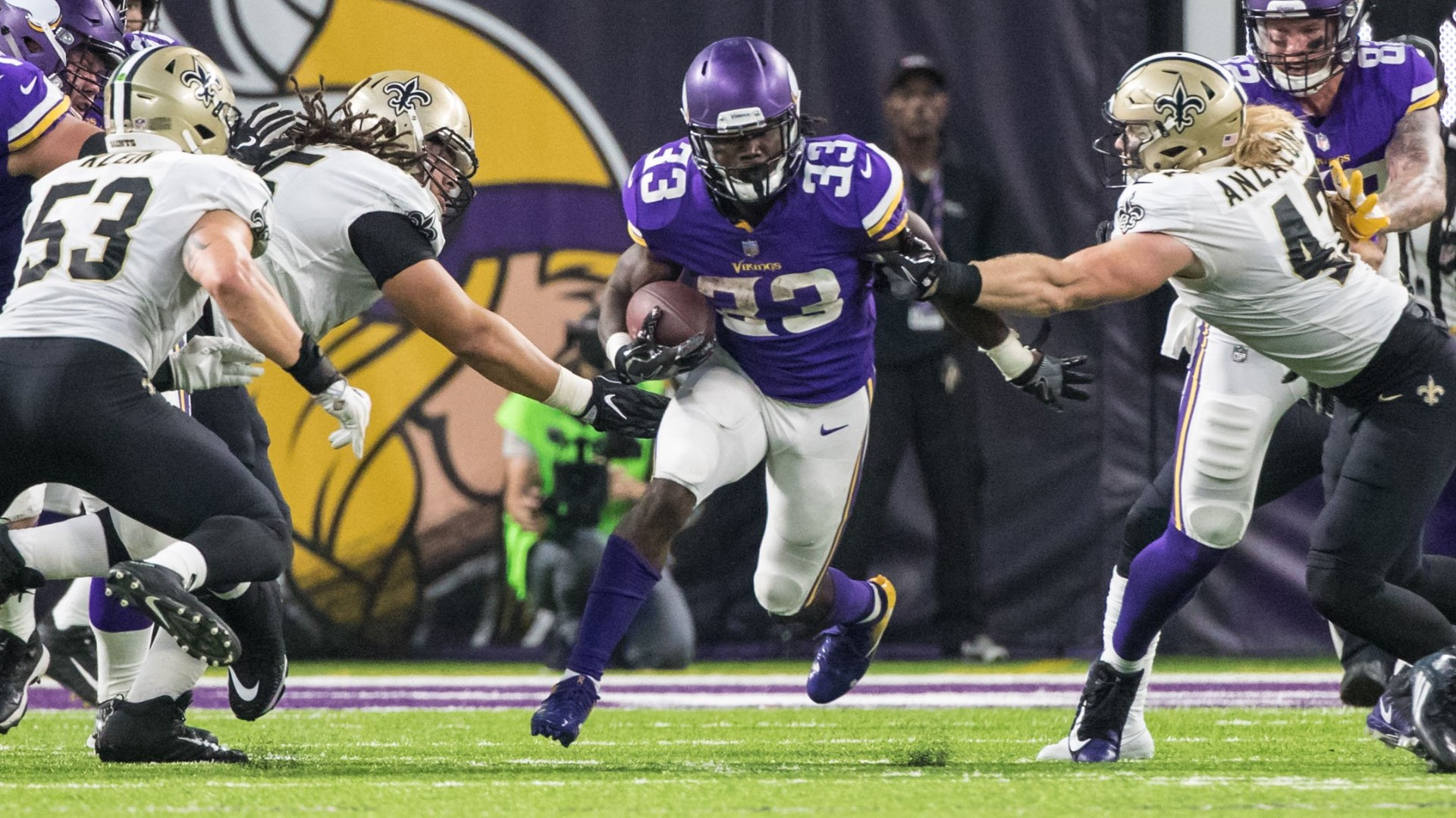 Saints at Vikings 2017 –