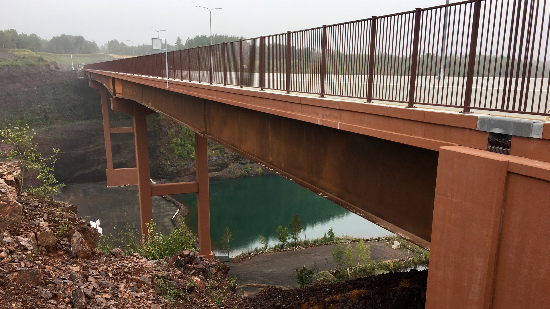 Iron Range celebrates tallest bridge in state
