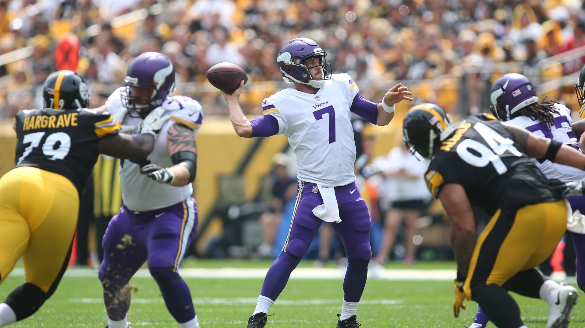 Steelers shut down Bradford-less Vikings in 26-9 victory